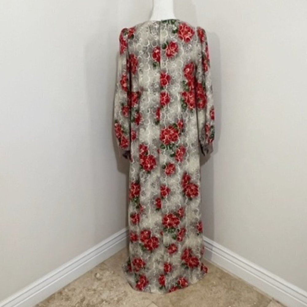 Vintage Wendy's Mother Wear Long Floral Maxi Maternity Dress - Picture 3 of 8